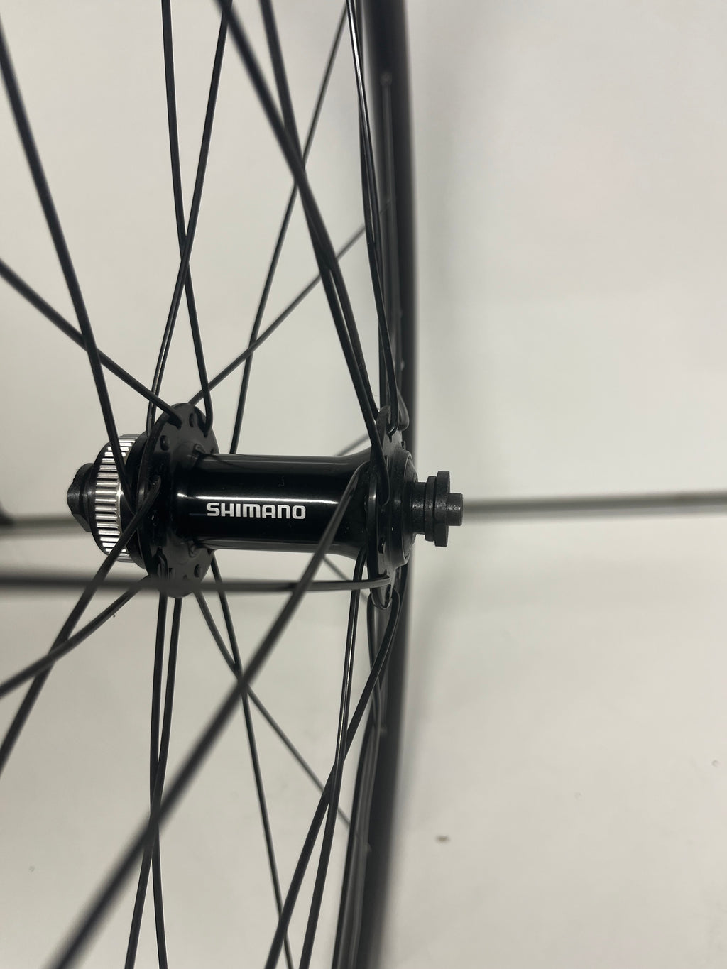 Shimano RX010 700c Front Wheel Disc Quick Release Black 24mm Road Rim
