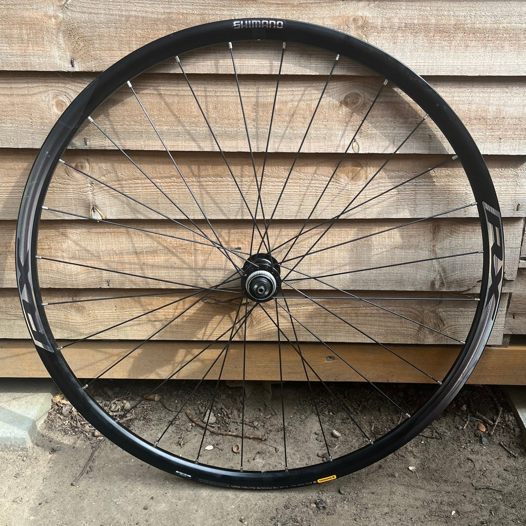 Shimano RX010 700c Front Wheel Disc Quick Release Black 24mm Road Rim