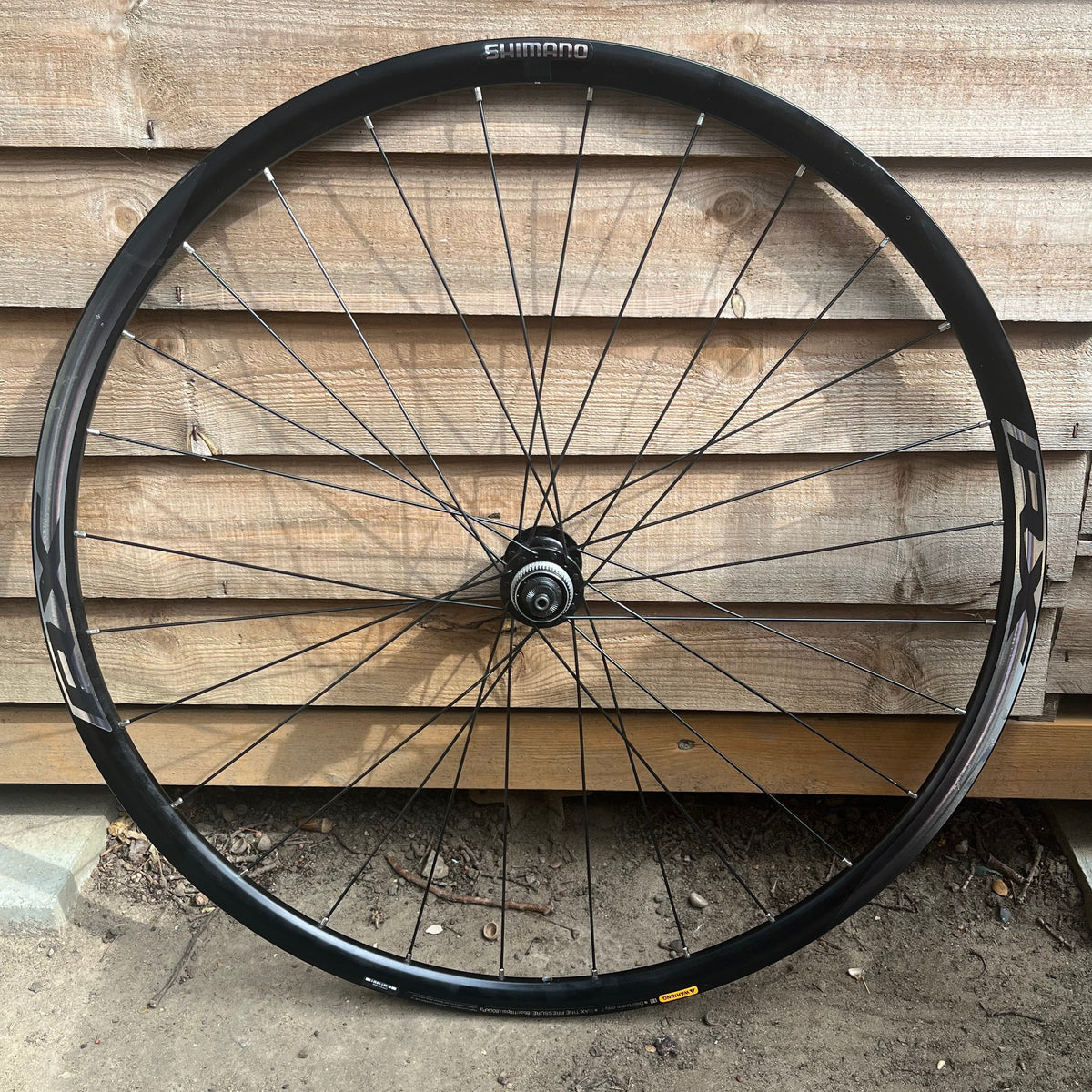 Shimano RX010 700c Front Wheel Disc Quick Release Black 24mm Road Rim