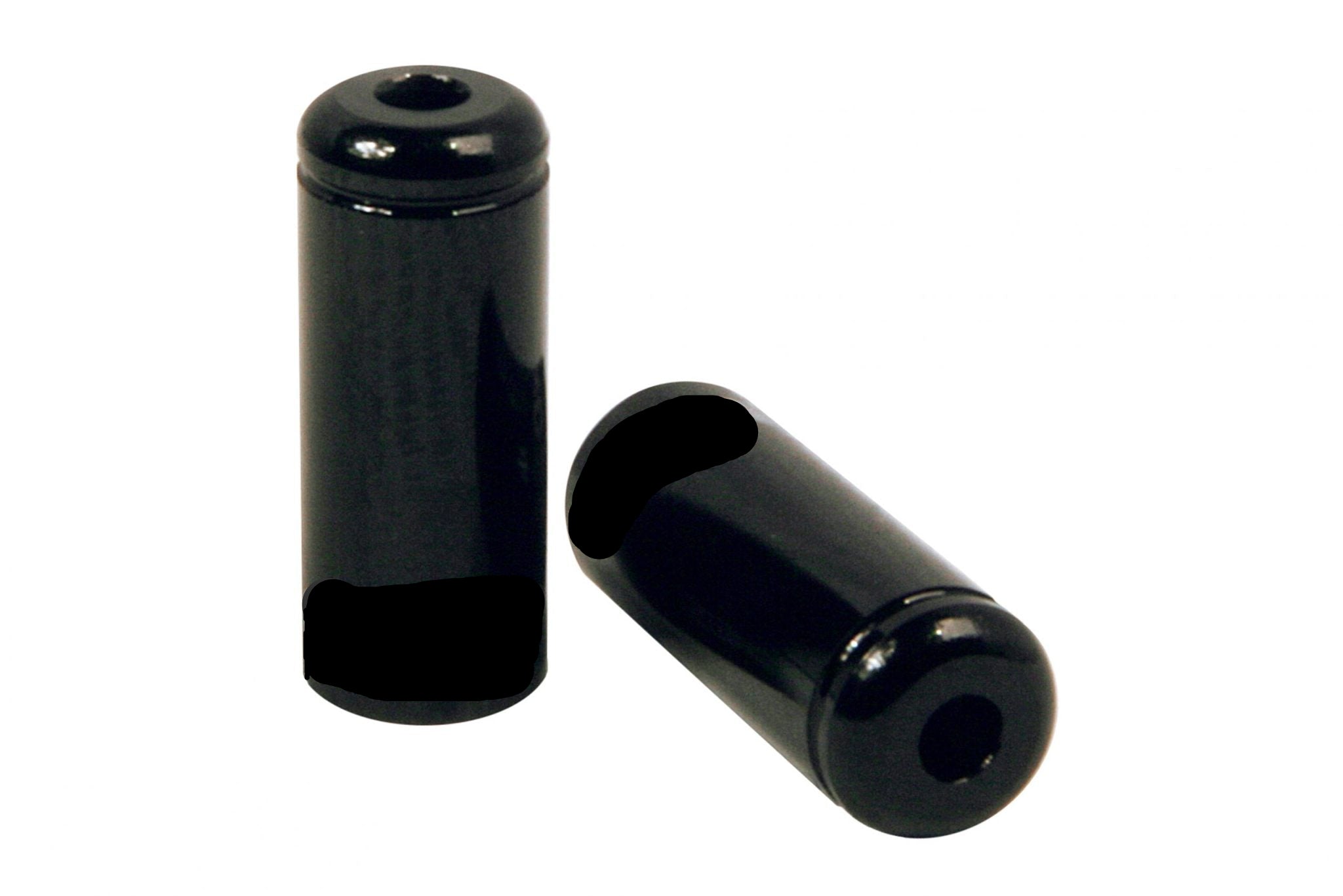 Brake Aluminum Sealed Ferrules - 5mm Black (each)
