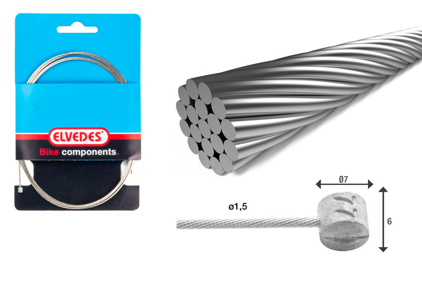 Elvedes 6426RVS Stainless Inner Brake Cable - ATB (Ea)