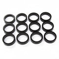 Alloy A-Head Set Spacer - Black, 28.6mm (1 1/8') x 10mm height (each)