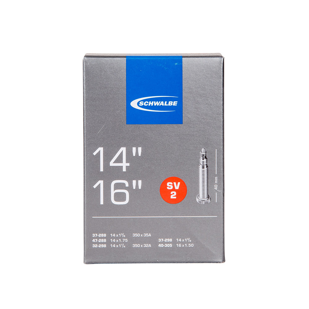 Schwalbe SV2 14/16 x 1.3/8 - 1.50 Presta 40mm Valve (32/47-288/305)