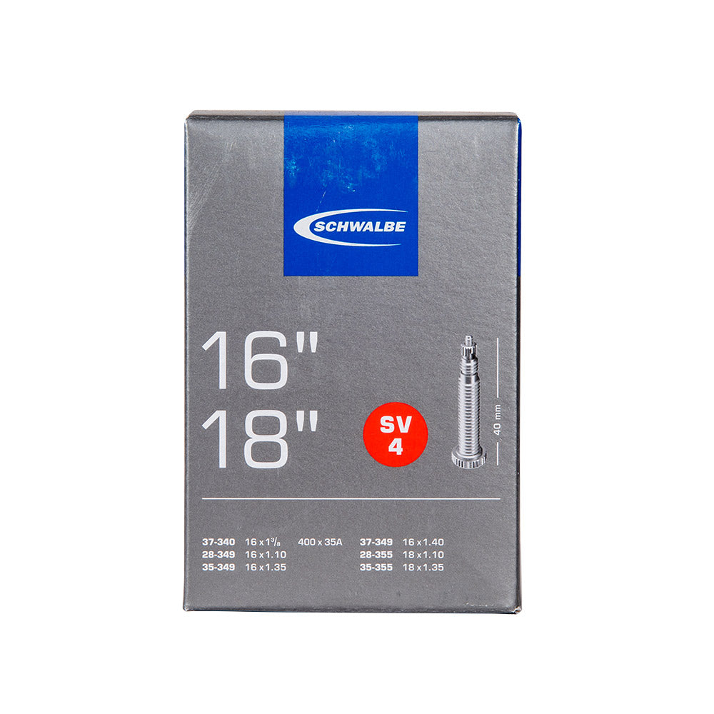 Schwalbe Brompton SV4 16 x 1.3/8 - 1.35 Presta 40mm Valve (28/37-340/355)