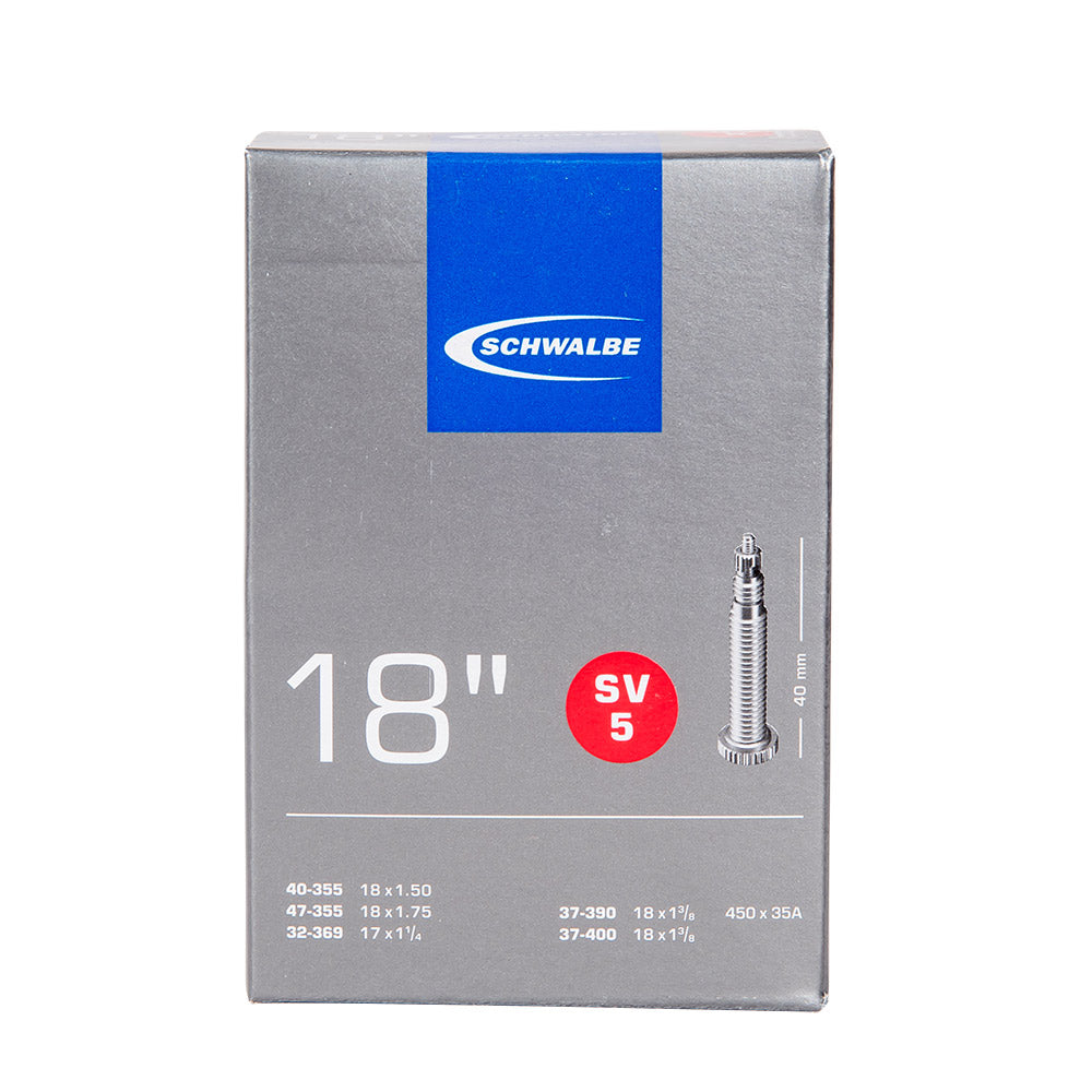 Schwalbe SV5 18 x 1.50-1.75 Presta 40mm Valve (32/47-355/400)